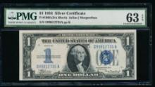 1934 $1 Silver Certificate PMG 63EPQ