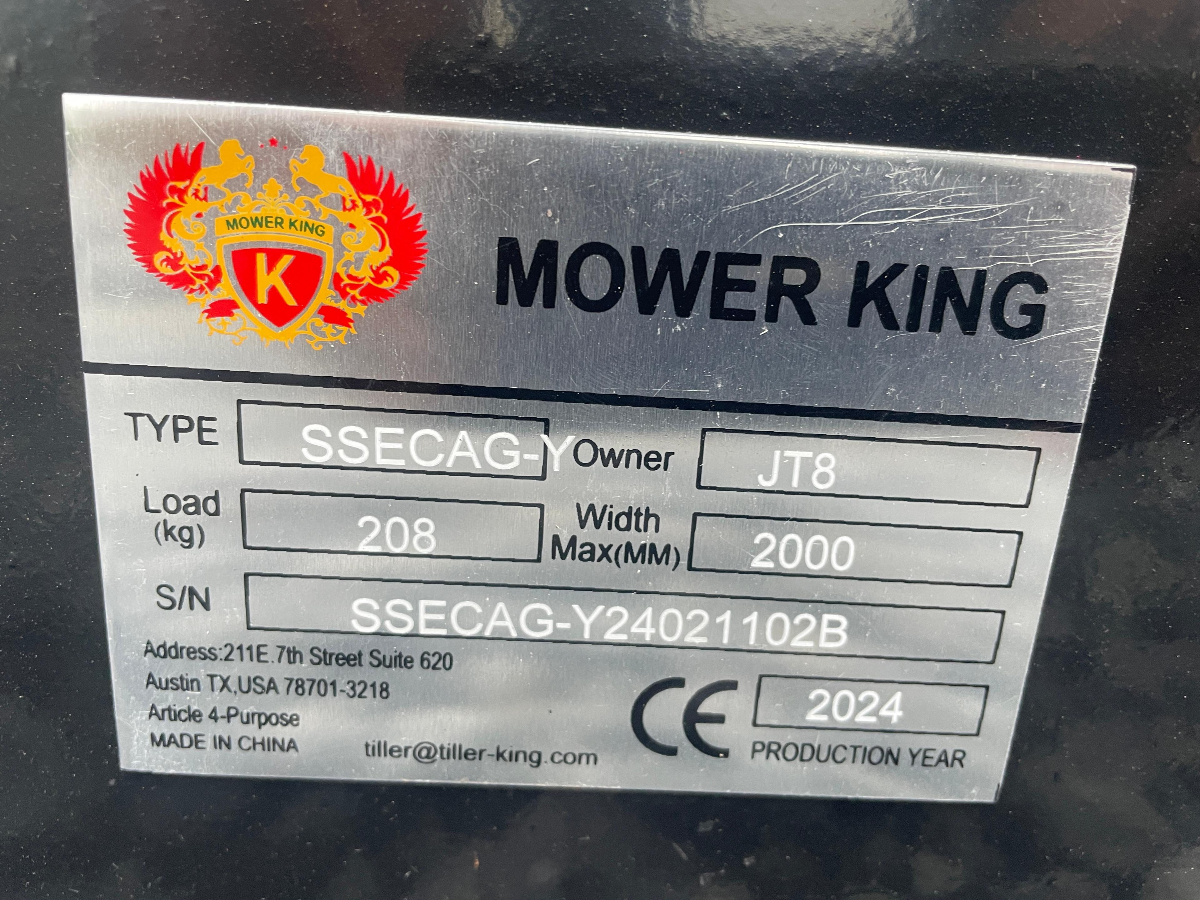 (2X) New Mower King Quick Attach Auger Bit Set