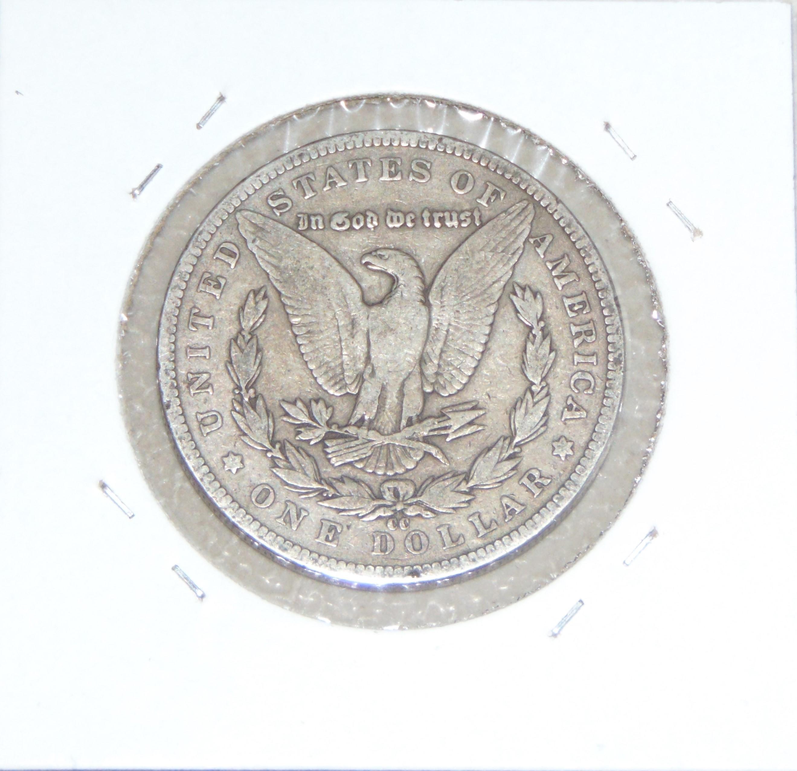 1891-CC Morgan Dollar VF.