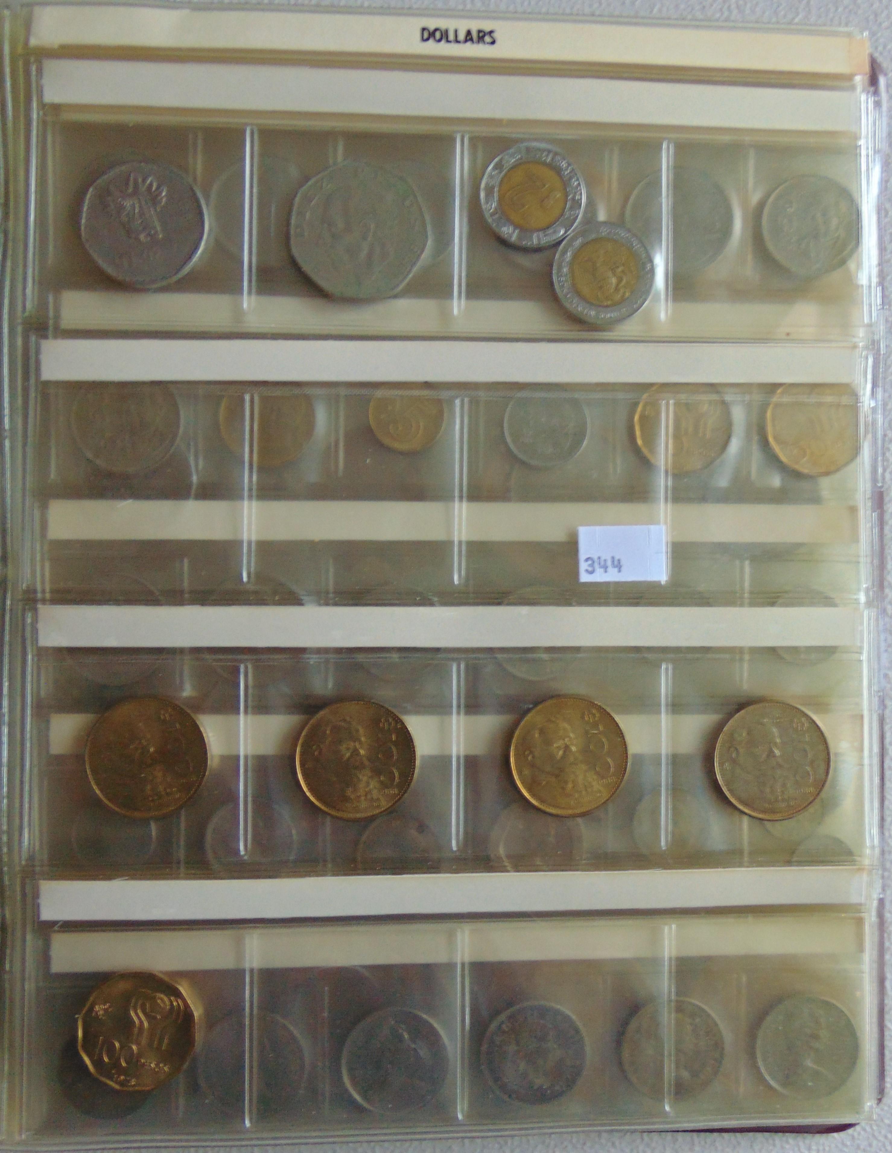 Variety: 74 World Coins (some Silver). 30 Tokens &