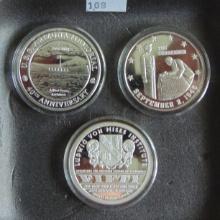 3 1 Troy Oz. .999 Silver Rounds.