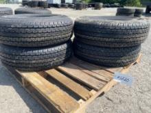 New Set Of (4) Roadguider ST225/75R15 Radial Tires