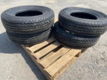 New Set Of (4) Roadguider ST225/75R15 Radial Tires