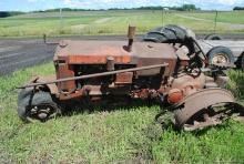 1937 Case 'CC' Tractor, narrow front, for parts