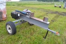 Wood Splitter on trailer, 24" throat, 8HP Briggs engine - runs, sells with Stihl weed whip