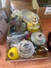 Kerosene lanterns only, glass freezer jar, Drip-O-lator....... Shipping