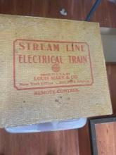 Stream Line Electric train by Louis Marx & Co. in original box.......Shipping