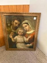 Holy Family picture,... shipping