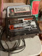 Schauer and Schumacher 6/2 amp dual rate battery charger for 6 and 12 V batteries. Shipping...