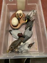 Assorted Miniature Duck Decoys & more