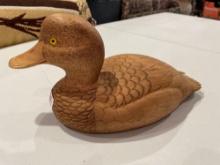 Arlin W. Otto Ducks Unlimited 1994 Hand Carved Wood Decoy