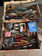 (2) Flats of Assorted Hand Tools-See pics