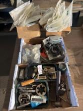 3 Flats of Assorted Taps and Dies, Tools and Inventory-See pics