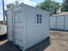 New 10ft Mini Steel Shipping/Storage Container w/ Side Door