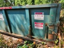 15 Yard Rolloff Cable Trash Container (off-site item, read description)