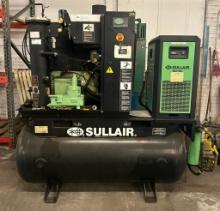 SULLAIR SHOP AIR COMPRESSOR WITH AIR DRYER