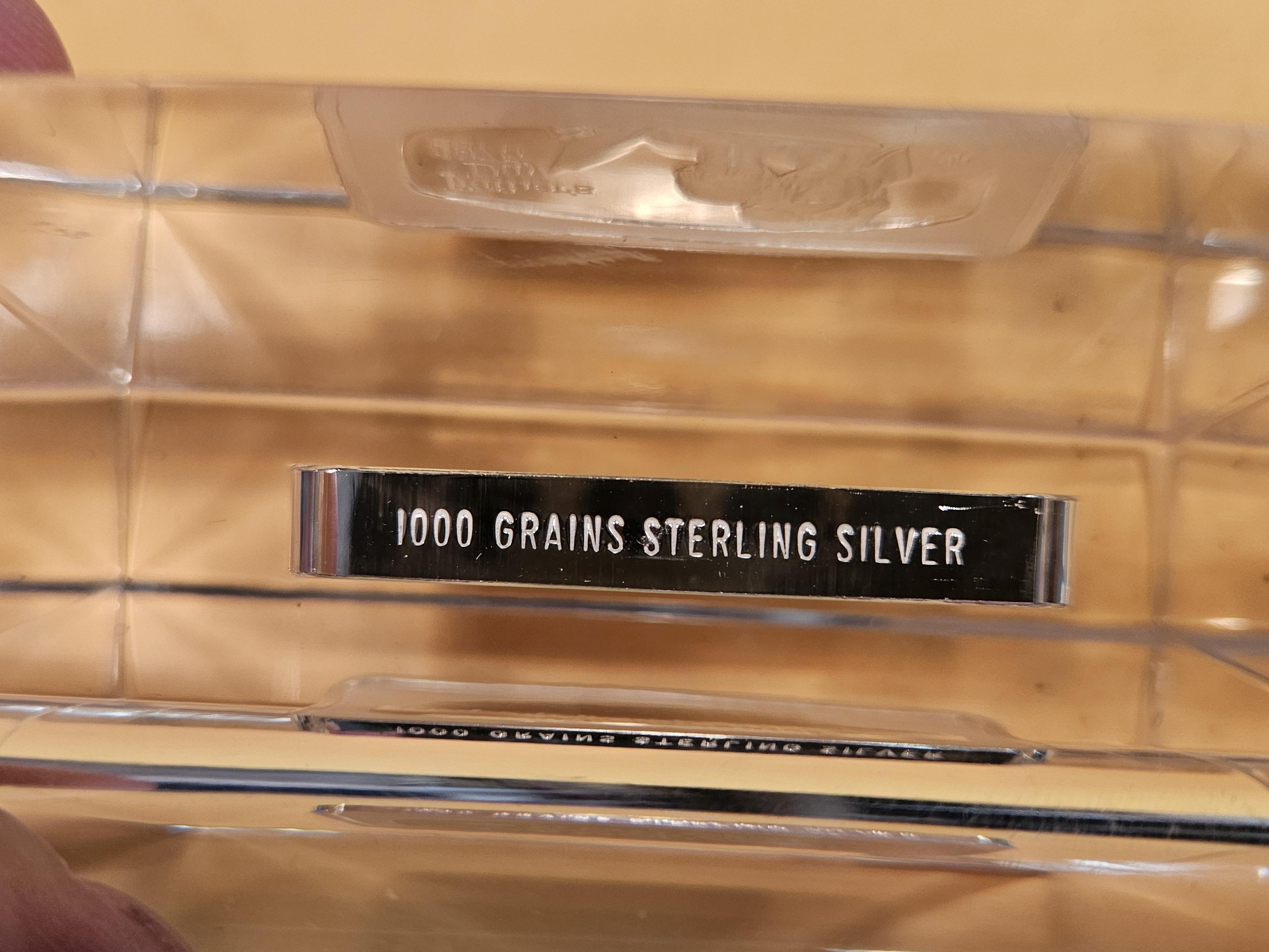 Purty Father's Day Silver ingot