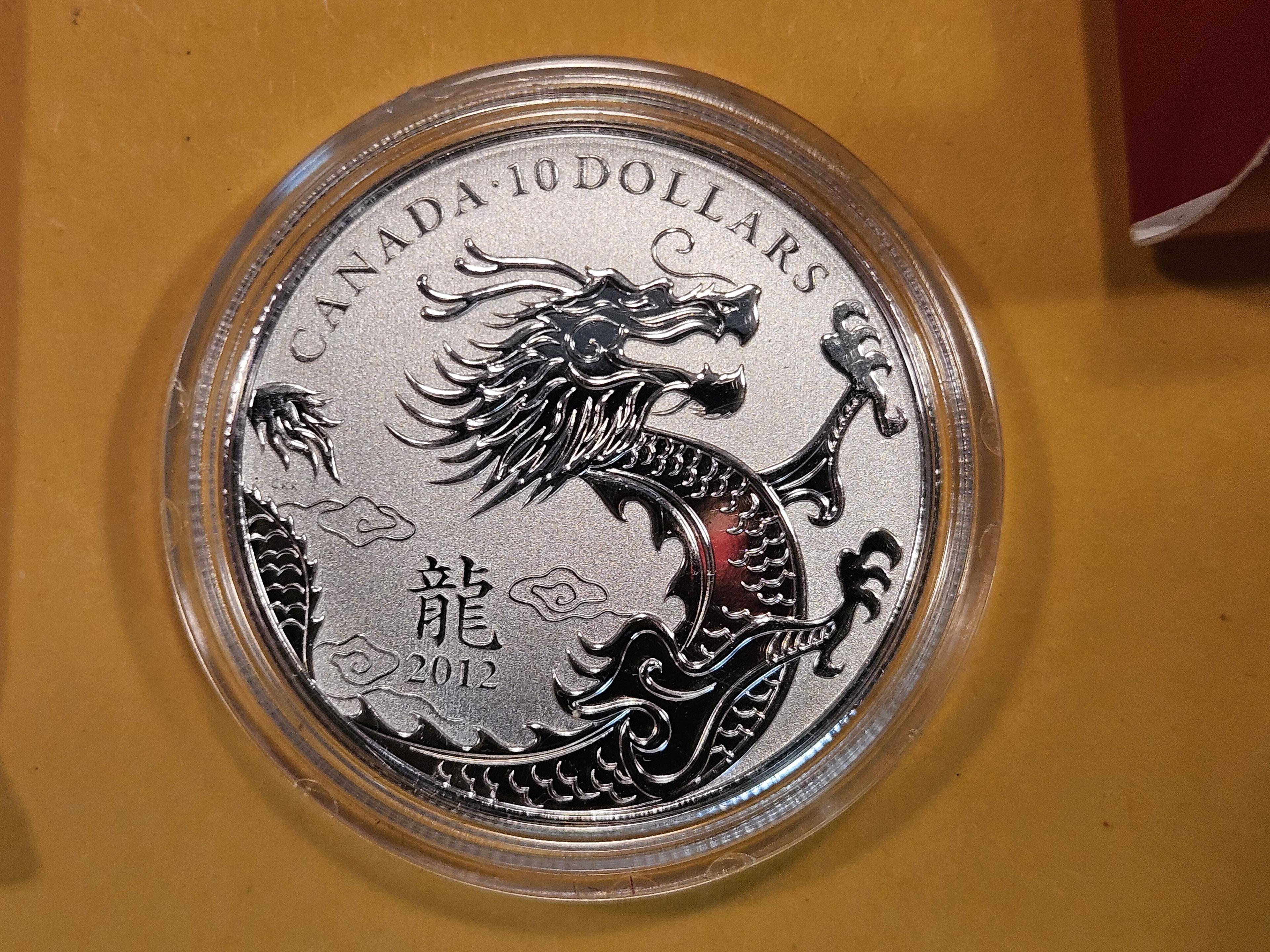 2012 GEM Canada silver Ten Dollars