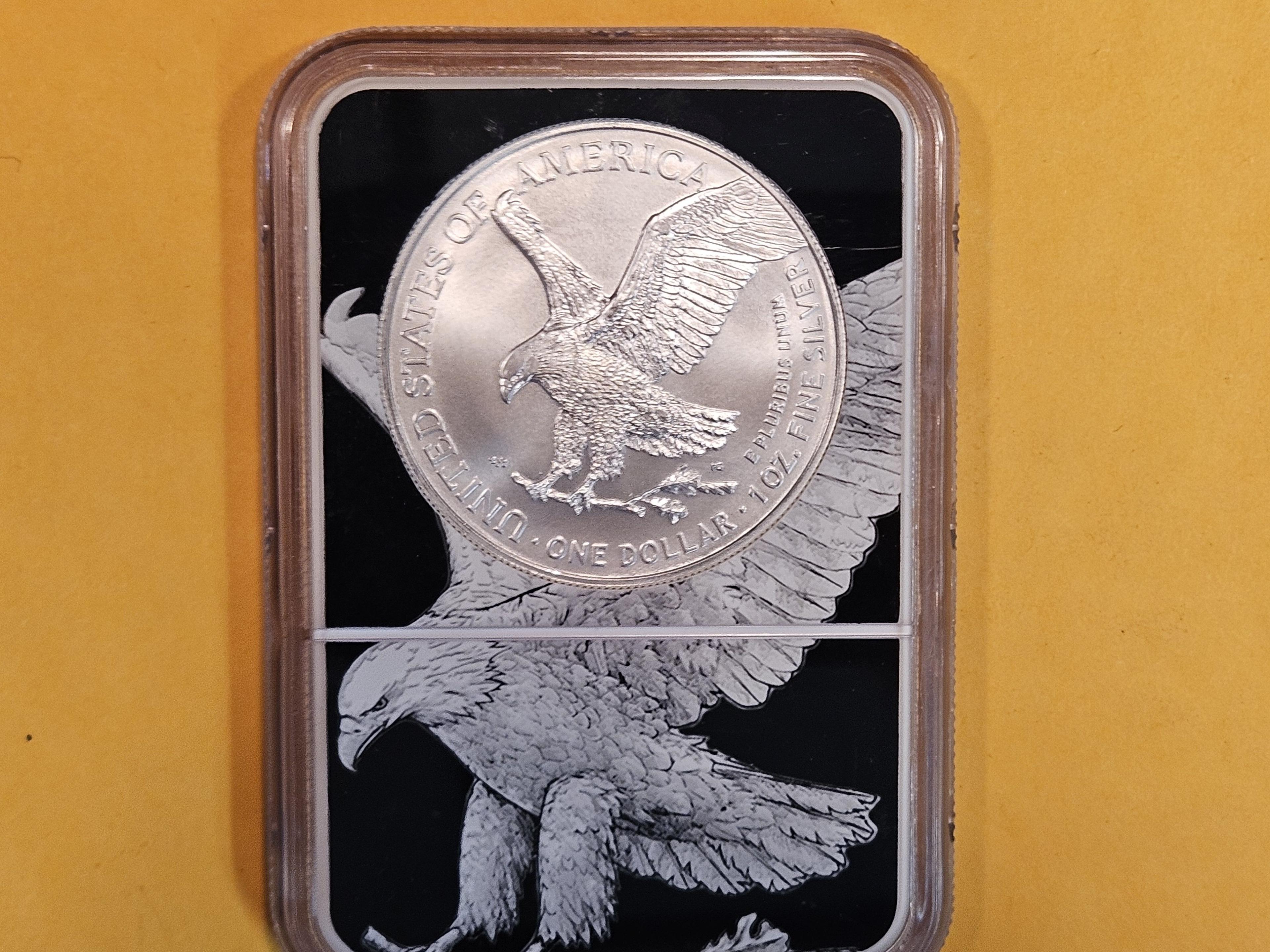 PERFECT! NGC 2022 American Silver Eagle in Mint State 70