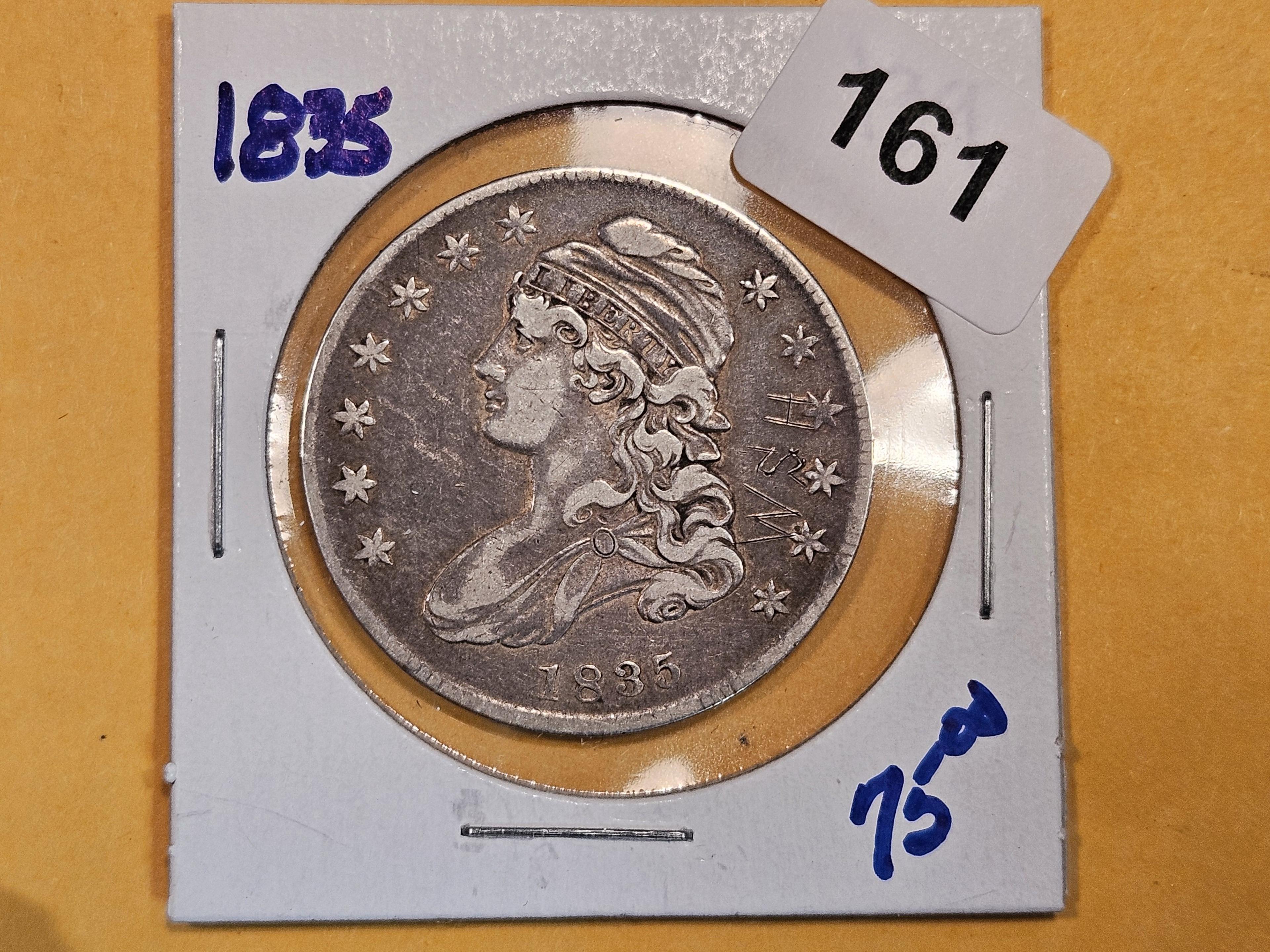 1835 Capped Bust Half Dollar