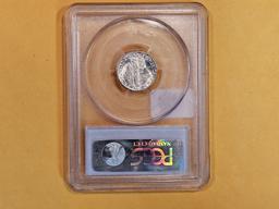 GEM! PCGS 1944-D Mercury Dime in Mint State 65 FB