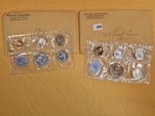 1961 and 1963 US Silver Proof Sets
