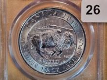 PCGS 2015 Canada silver Eight Dollars in Mint State 69