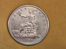 * 1878-S Trade Dollar in Bright Uncirculated - details