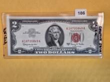 EIGHT CONSECUTIVE, Crisp Uncirculated Two Dollar Red Seal Notes