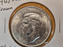 * Choice Brilliant Uncirculated 1938 Australia silver Crown