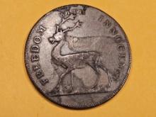 CONDER! 1796 Middlesex Half-Penny Token