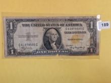 1935-A One Dollar NORTH AFRICA silver Certificate