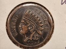 1863 Civil War Token Merchant's Store Card in About uncirculated