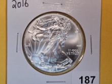 GEM Brilliant Uncirculated 2016 American Silver Eagle