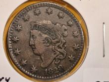 1828 Coronet Head Large Cent