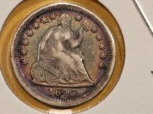 ** KEY DATE ** 1840-O Seated Liberty Half Dime