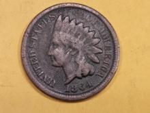 ERROR! 1864 Bronze Indian Cent
