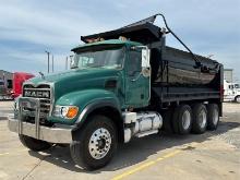 2006 MACK CV713 TRI AXLE STEEL DUMP TRUCK