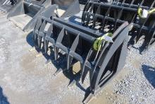 2024 MID-STATE 68'' EXTREME RAKE ROOT GRAPPLE SKID STEER ATTACHMENT