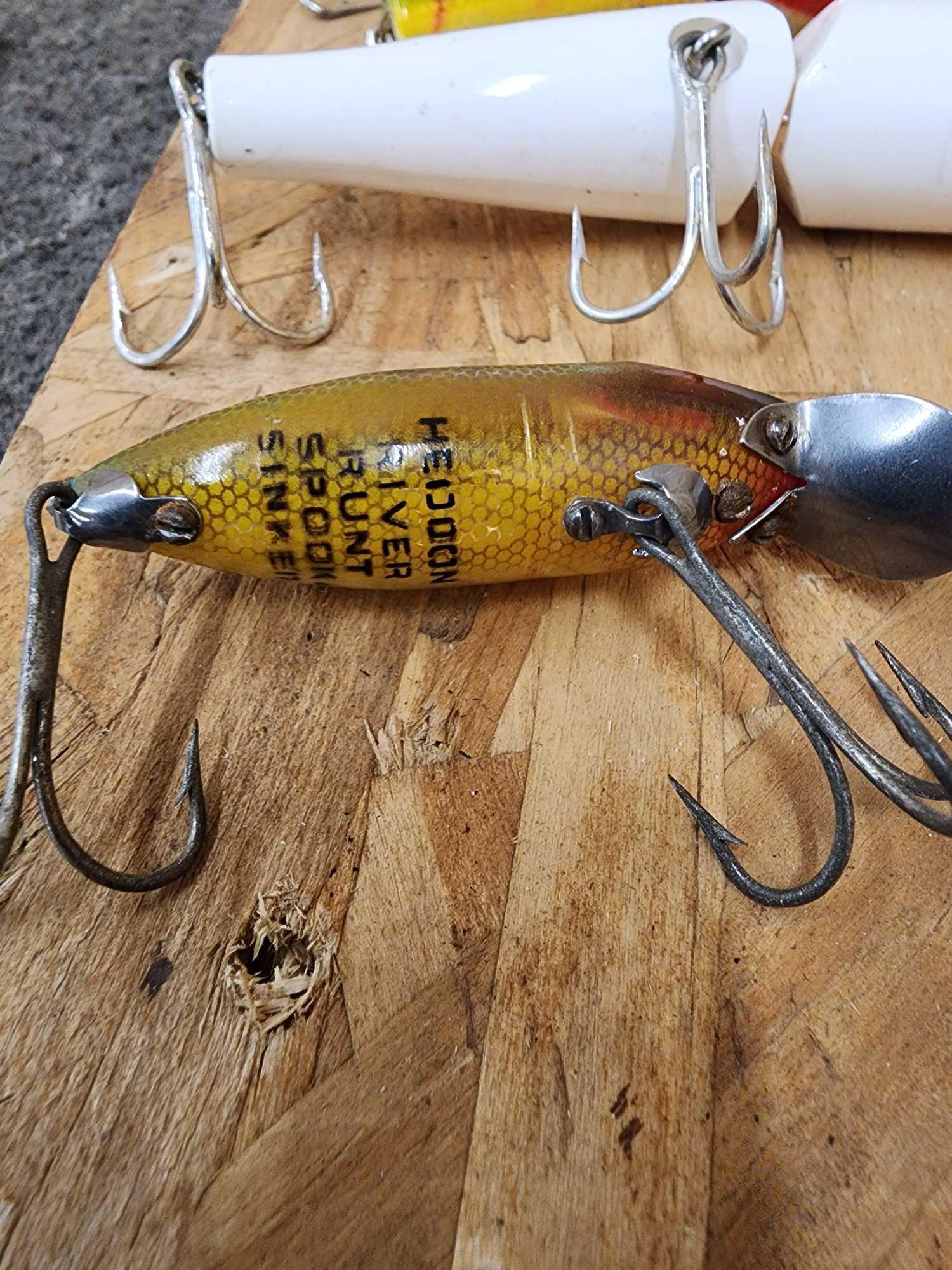 Group Of 10 Heddon Fishing Lures