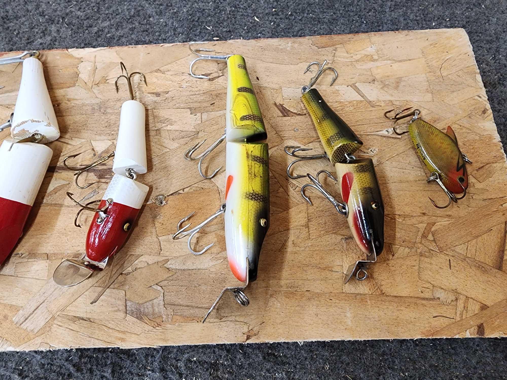 Group Of 10 Heddon Fishing Lures