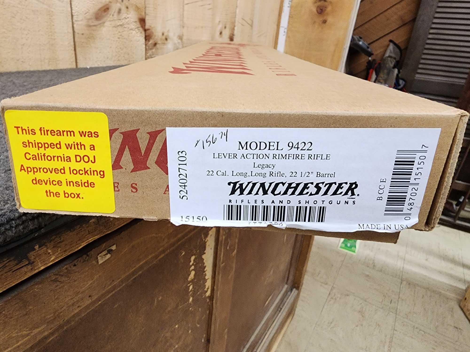 Winchester Model 9422 .22 Lever Action Rifle