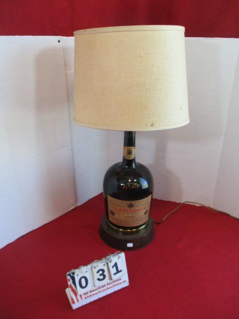 V.S.O.P Courvoisier Advertising Bottle Lamp