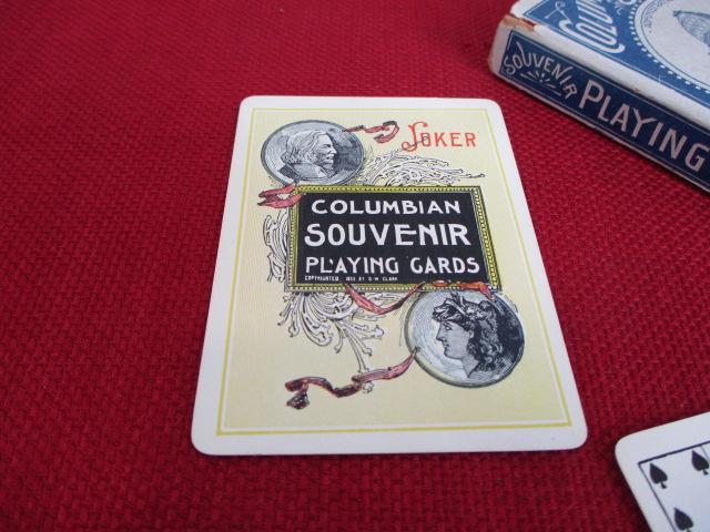 1893 Columbian Expedition Chicago, IL. Souvenir Deck of Playing Cards