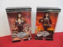 Barbie Harley Davidson Limited Edition Collector Dolls (Pair)-B