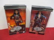 Barbie Harley Davidson Limited Edition Collector Dolls (Pair)-C