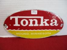 TONKA Porcelain Advertising Sign