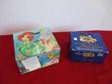 Disney Aladdin & Little Mermaid Foil Pack Trading Cards
