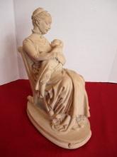 Hushabye Baby Artist Signed & Stamped Statue