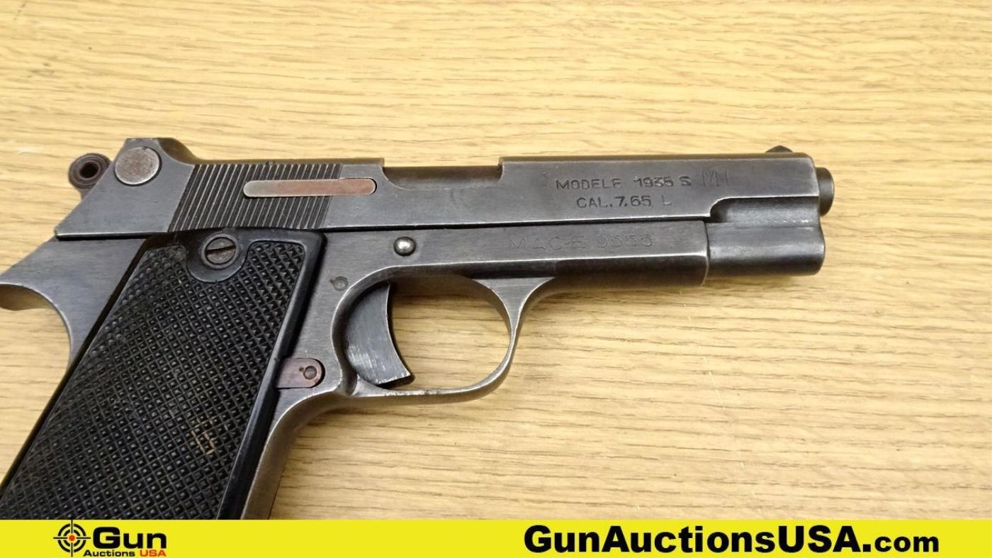 M.A.C.(FRENCH) 1935 S M1 7.65L Pistol. Good Condition. 4.25" Barrel. Shiny Bore, Tight Action Semi A